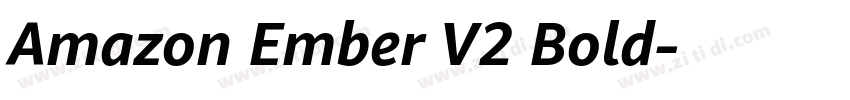 Amazon Ember V2 Bold字体转换